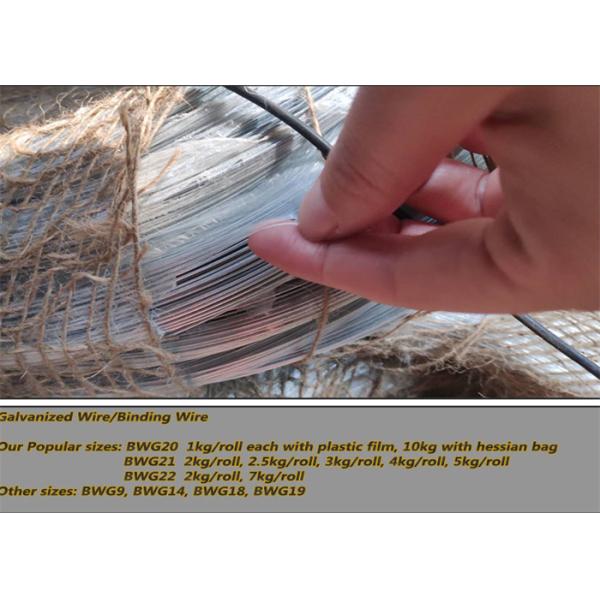 21 Gauge 20kg Electro Galvanized Binding Wire Tying