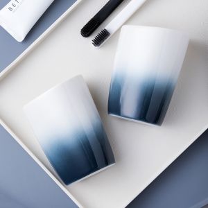 Quality White Ceramic Bathroom Set Simple Design Unique Home Accessories for sale