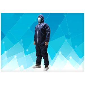 Non Allergic Disposable Work Coveralls , Breathable Disposable Coveralls Durable