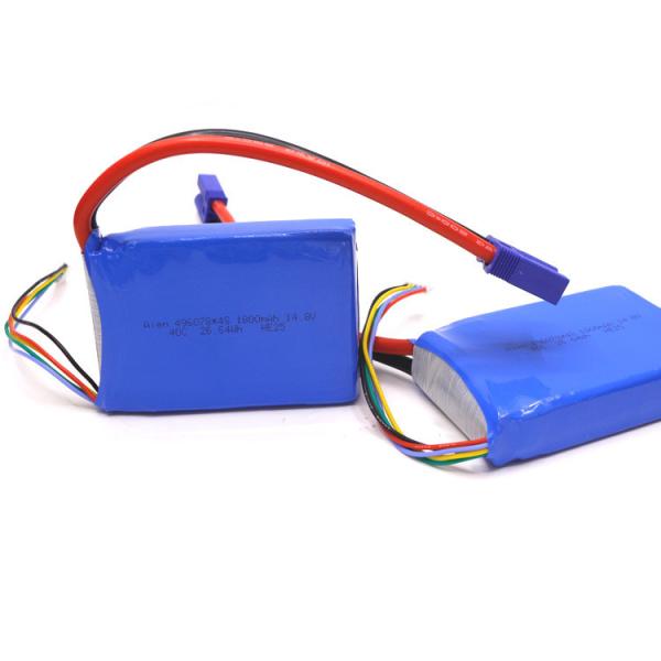 40C High Power 14.8V 1800mAh Lithium Polymer Battery Pack
