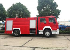Quality Security Fire Fighting Truck With 5900 LWater tank and 2000 Liters Foam Tank for sale