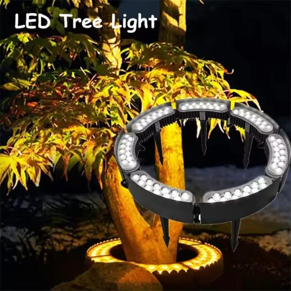 LED Solar Hug Tree Light for Garden IP66 Outdoor Landscape Spotlight Long Lifespan