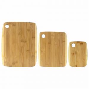 Quality Household wood cutting board with holes hanging 3PCS Set for sale