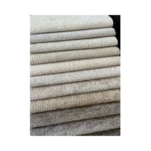 Knitted Upholstery Velvet Fabric Chenille Polyester Fabric For Sofa