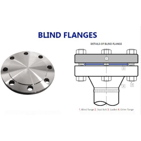 Forged Carbon Steel ASME B16.5 Blid Flange ASTM SA105 N+ Fine Grain