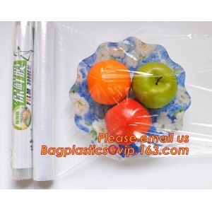 Transparent PVC cling film for food wrap, Safe and Fresh Preservation cling film