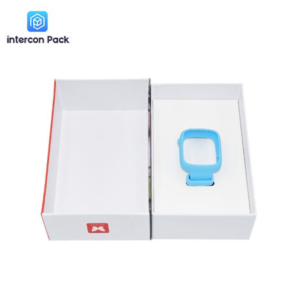 6.34X4.06 Inch Custom Paper Jewelry Boxes CMYK Printing Matte Film