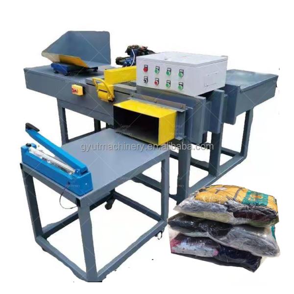 Plastic Bags Packing Material 25kg Wipers Compressor Rag Cloth Packing Machine