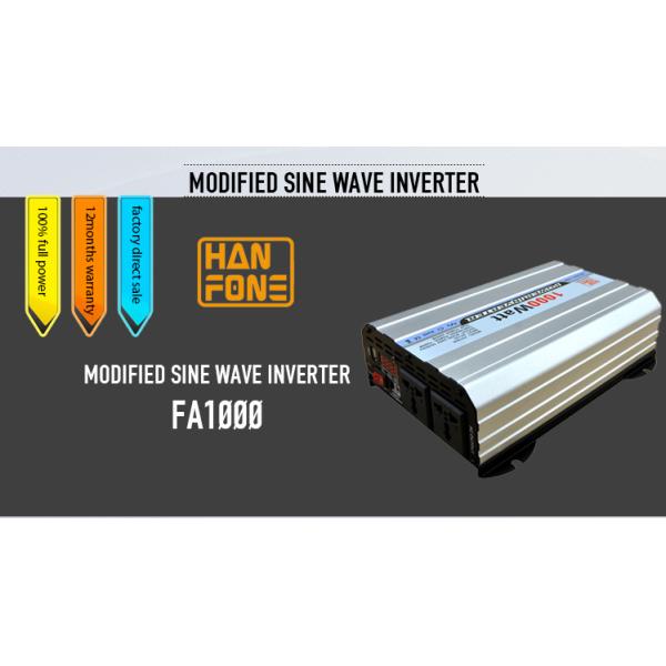 HANFONG 1000W 12v dc 220v ac pure sine wave Car Power Inverter With reverse polarity protection and remote switch