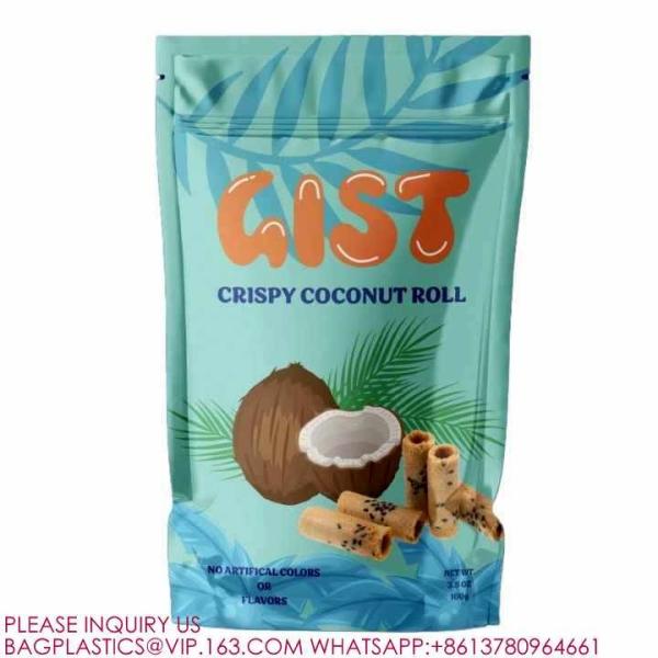 Mylar Packaging Bags For Small Business Sample Bag Smell Proof Resealable Zipper Pouch