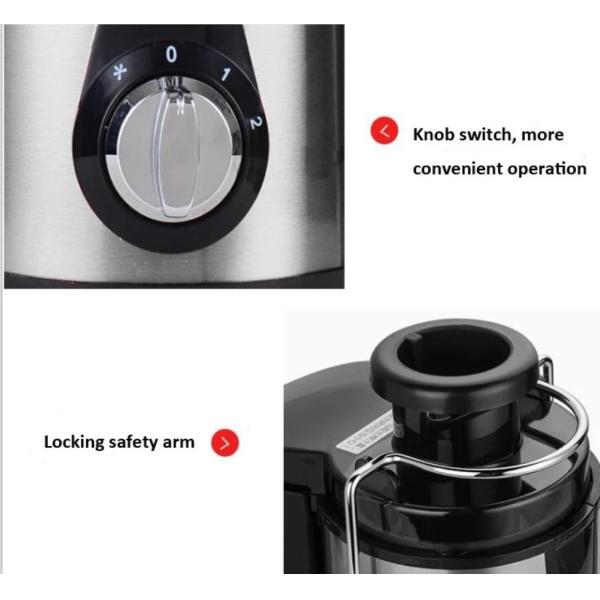 1000 ml new original Electric Juicer Juicer Machine Fruit and Vegetable Juicer Extractor Wide Mouth Centrifugal Dual-Sp