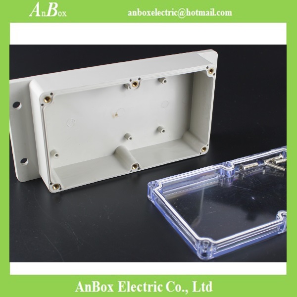 158*90*46mm wall mounting plastic abs electrical junction clear wall mounted electric box