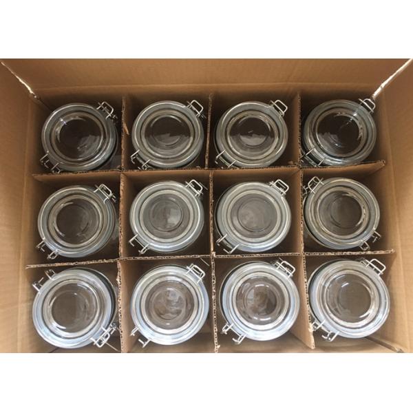 500ml 800ml Glass Storage Jars Large Capacity Clear Empty High Borosilicate