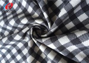 Quality Warp Knitted Imitation Cotton Fabric Polyester Tricot Knit Fabric For Garment for sale