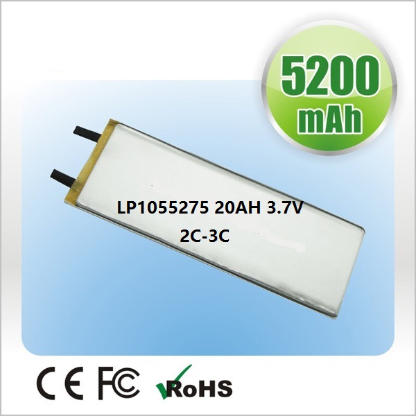 High Power Polymer Lithium Ion Batteries For RC / E-BIKE 3.7V 20Ah 2C-3C