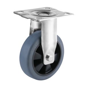 China Medium / Heavy Duty Industrial Casters Wheels Thermoplastic Rubber TPR Caster on sale