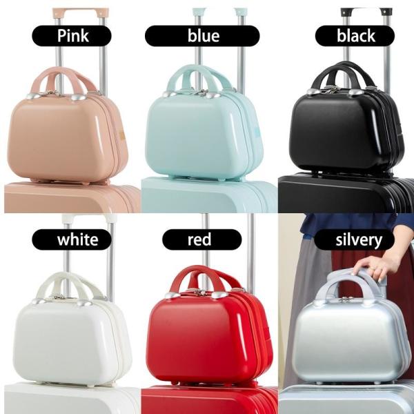 (998)14 "suitcase Makeup box bag abs hard shell suitase travel luggage Sturdy and durable Small suitcase