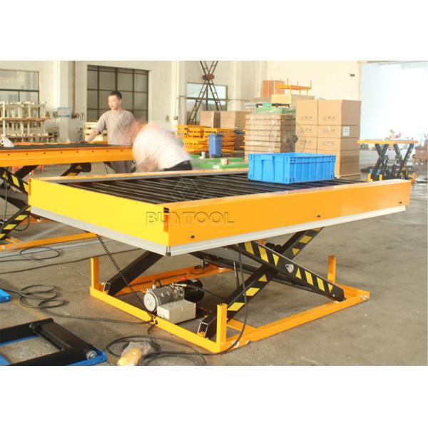 1 Ton 2 Tonne Rubber Roller Top Hydraulic Scissor Lift Table Trolley Wood Transport