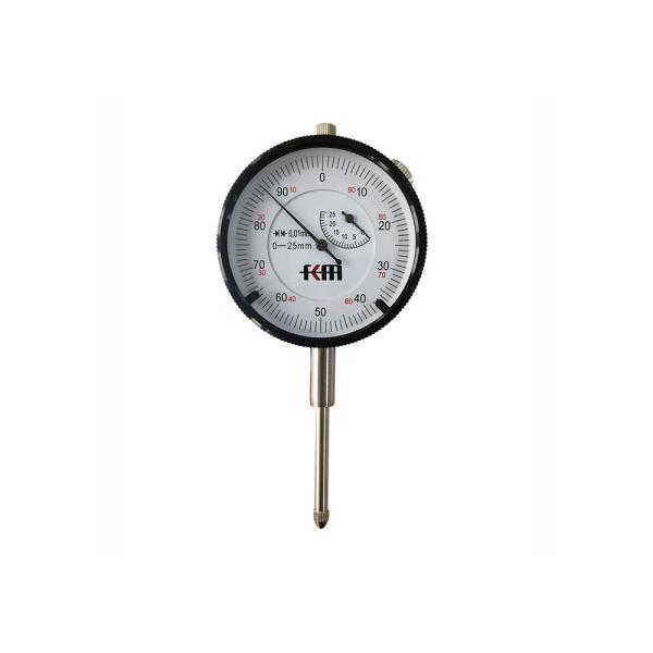 Long Travel Range Dial indicator 0-25mm Ragne, 0-01mm Graduation Interval, 0-100