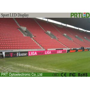 Quality Waterproof P10 Stadium LED Screens For Football / Basketball Perimeter for sale
