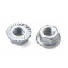Flange-nut Customize Carbon Steel Hex Head Nuts , Hexagon Coupling Nuts DIN Standard for sale
