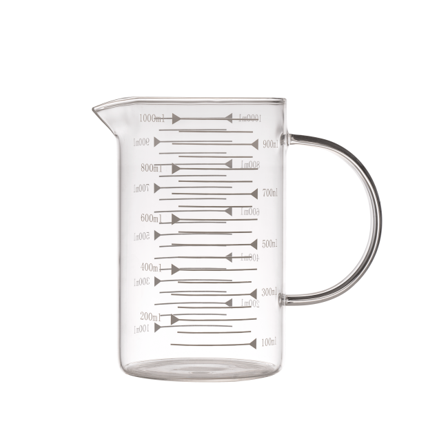Borosilicate Glass Measuring Cup 250ml 500ml 1000ml Food Grade