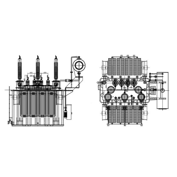 3 Phase Oil Immersed Power Transformer Manufacturer 110kV 20MVA Capacity
