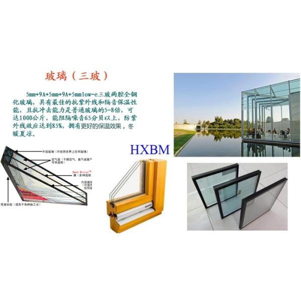 Luxury Home Decor Aluminium Clad Wooden Doors With doube glass Good Air Tightness