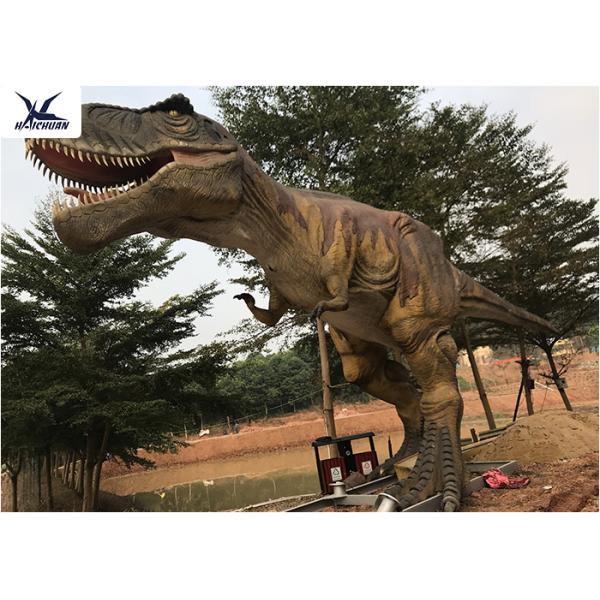 Life Size Animatronic Dinosaur Garden Ornaments Mother And Baby Garden Display