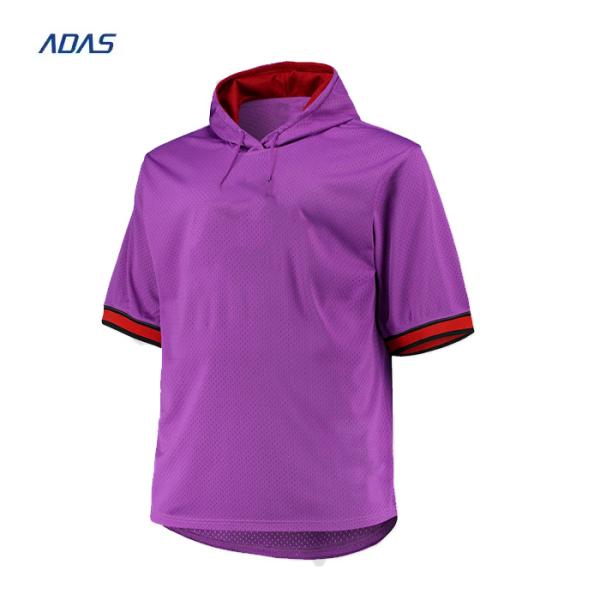 Custom Logo Blank Mens Hooded Tshirt Pullover Oversized Polyester Sweatshirts For Sublimation