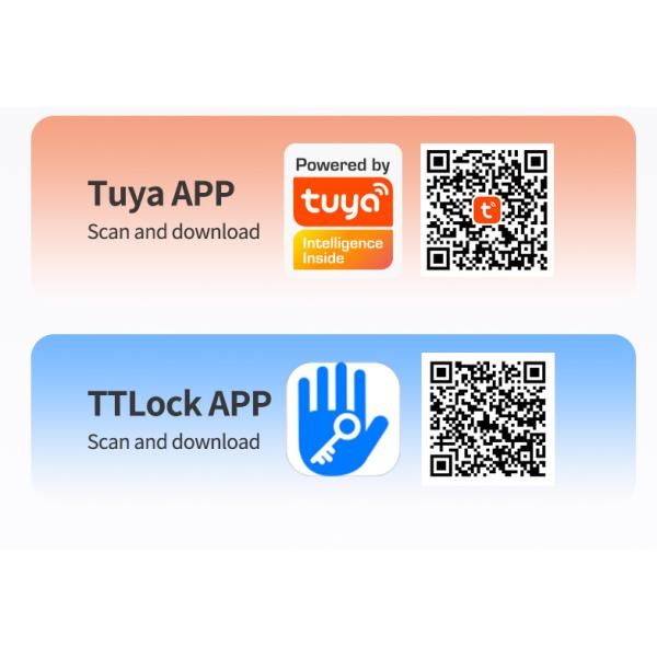 Biometric Smart Wifi Door Lock With Handle Keyless Entry Door Lock With Fingerprint