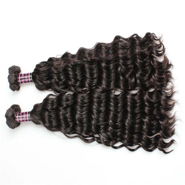 100% Unproducessed Natural Color Doble Wefted Virgin Indian Hair Deep Wave