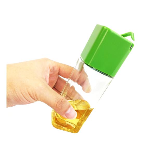 Olive Oil Dispenser Glass Seasoning Bottles Glass Body And ABS Lid Materials
