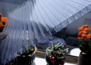 Quality Heatproof Nontoxic Clear Plastic Roof Sheets , Practical Transparent Sheet For Roof for sale