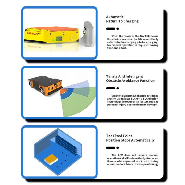 10 Ton Automatic Battery Agv Robot Transfer Car