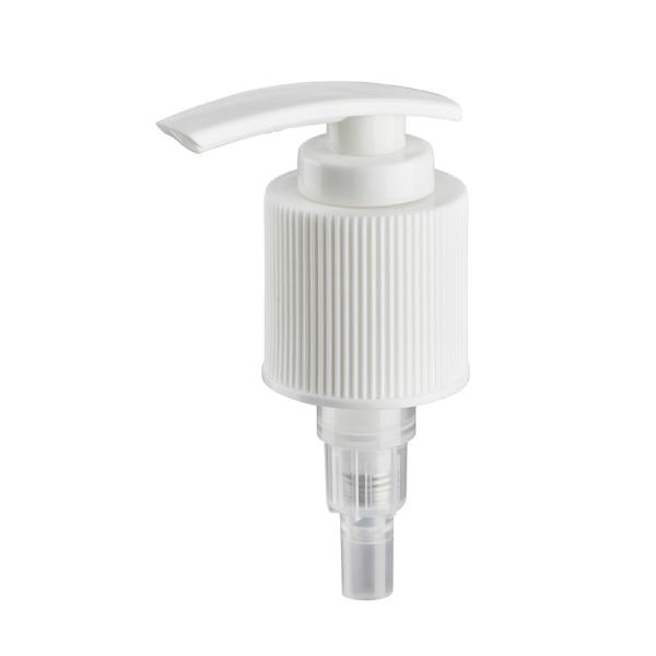 28-400 Silver PP Plastic Lotion Dispenser Pump Long Nozzle With Dip Tube Clip Switch