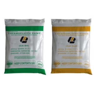 Powder 0% Premixed Glass Beads Thermoplastic Road Marking Paint