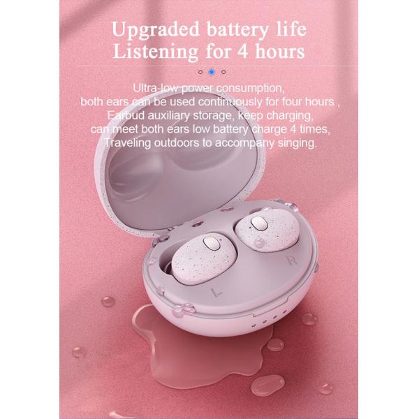 380mAh Battery TWS Wireless Bluetooth Earphones BT 5.0 Earbuds