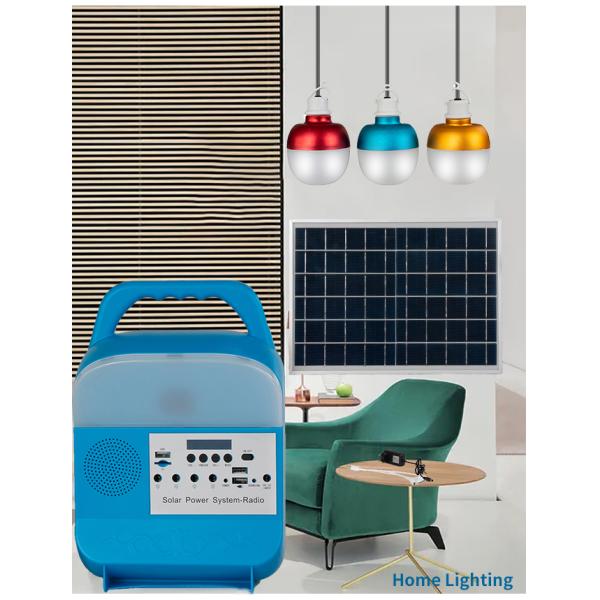 9 Watt Solar Emergency Lights With Radio ,Emergency Power Supply For Home