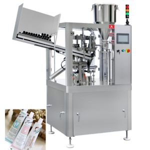 Ointment Cream Filling Sealing Machine Aluminum Plastic Tube 200mm