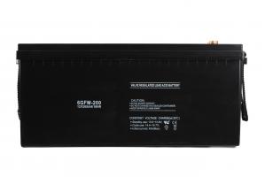 China Rechargeable 12V200AH AGM Deep Cycle Battery Female Copper Insert M8 Terminal Type on sale