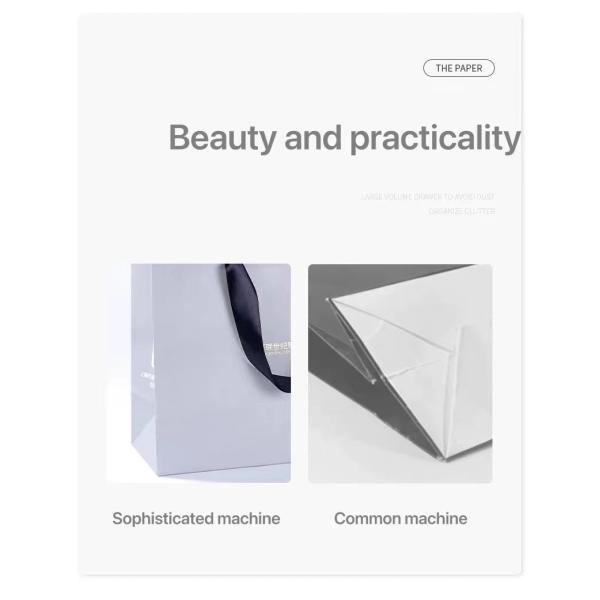 ODM 180gsm To 250gsm Present Paper Bags Clothing Wedding Favor Bags With Handles