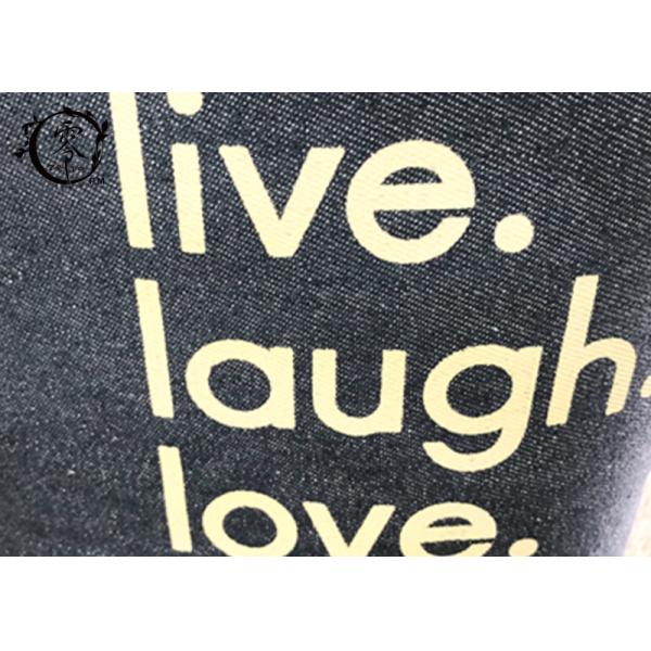 Household Essentials Storage Buckets Drawstring Natural Canvas With Digital Printed Logo