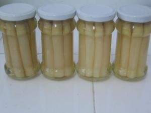 Quality Healthy Canned White Asparagus Spears / Fresh Green Asparagus In Glass Jar for sale