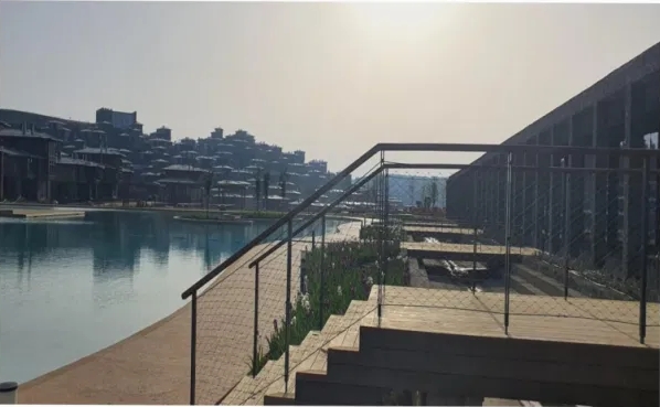 Balustrade Flexible Stainless Steel Cable Netting Anti Corrosion Customized