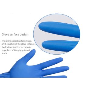 Quality Hospital Nitrile 330mmm Disposable Exam Gloves for sale