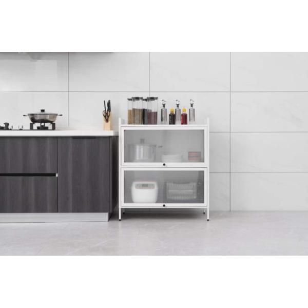 Multilayer Metal Kitchen Steel Storage Rack Shelf 0.5-1.0mm Thickness