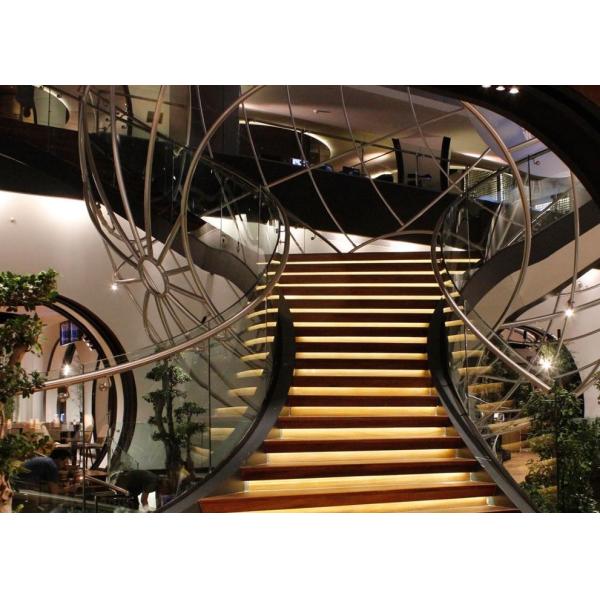 Heat Strengthened Bent Tempered Glass for Curved Handrail Glass