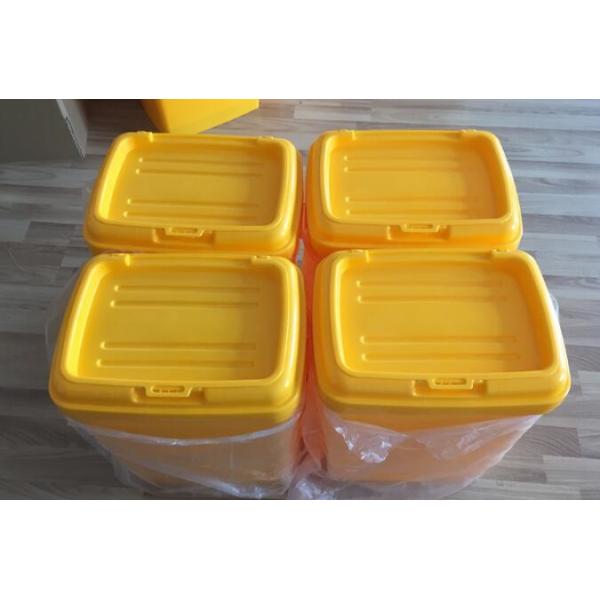 Food grade square Plastic Bucket 20 liter with lid, dog food plastic container, PP/PE Plastic dogs-food Bucket Pail Easi