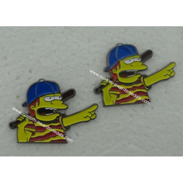 Die Struck High Polish Pin Badge , Die Casting Hard Enamel Pin , 3D Zinc Alloy Badges